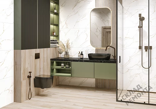 Фото Керамогранит лаппатированный Alma Ceramica Невада GFU60120NVD00L белый 1200*600*8,5 – купить в Ачинске: цена, описание, фото. Интернет-магазин 2