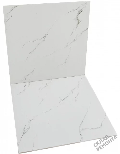 Фото Керамогранит матовый Diamond Ceramics 66D01 белый 600*600*9,5 – купить в Ачинске: цена, описание, фото. Интернет-магазин 3