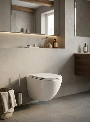 Унитаз с инсталляцией комплект без кнопки Calypso CS93UQL-OK-SET ультратихий смыв